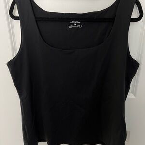 Dressbarn Classic Black Tank Top